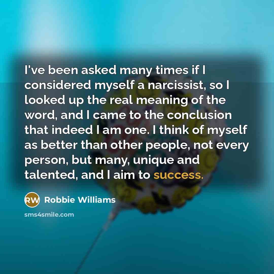 “I've been asked many times if I considered myself a…” quote by Robbie Williams