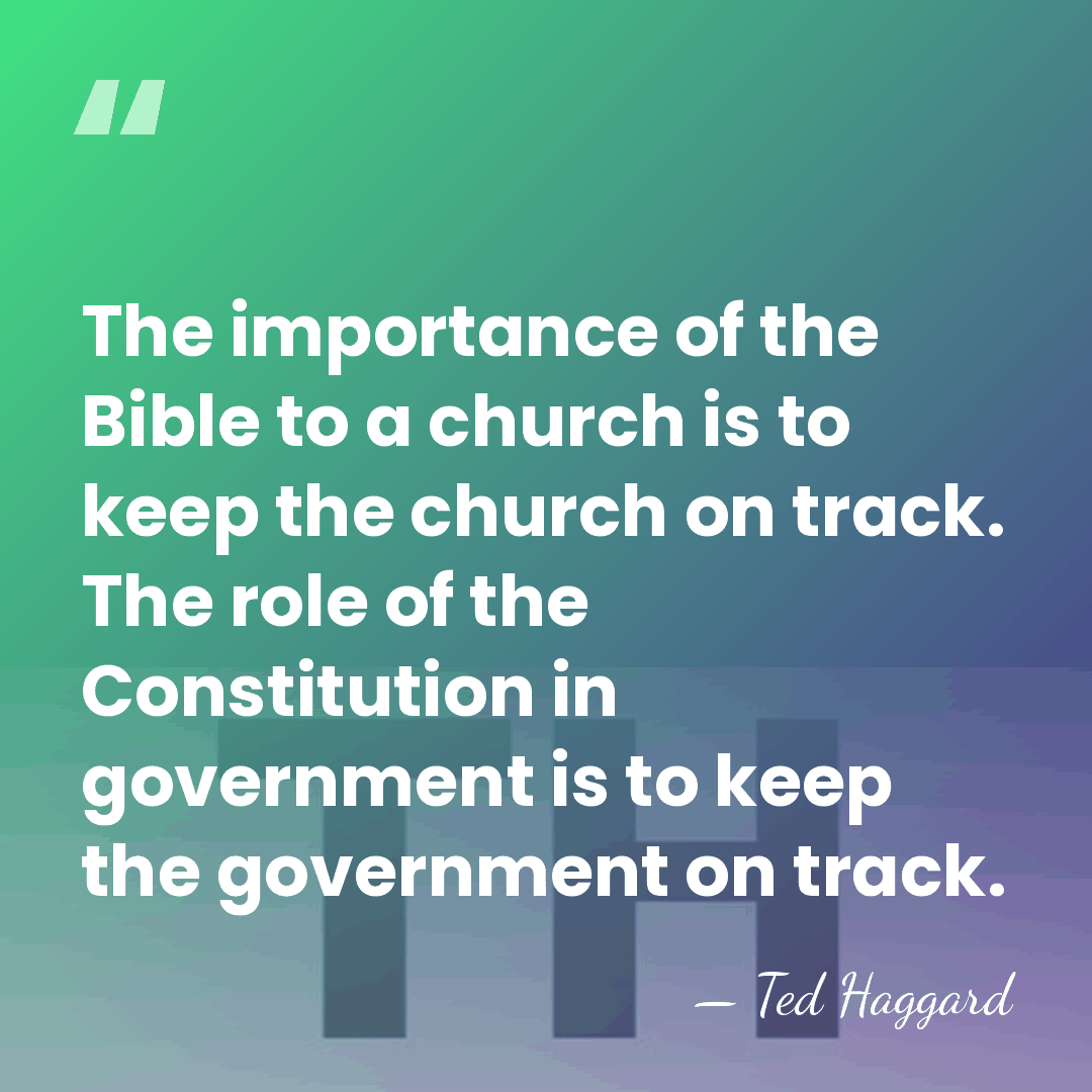 The importance of the Bible to a church is to keep the&hellip; - Ted Haggard