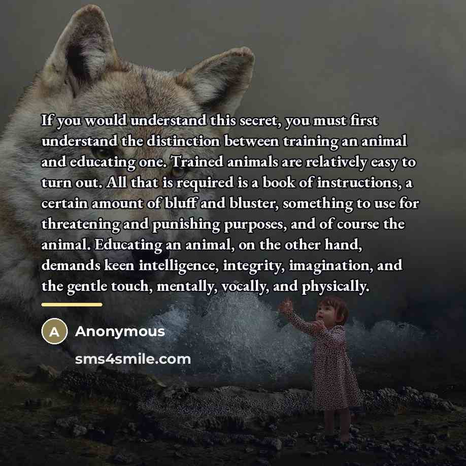 “If you would understand this secret, you must first understand…” quote by Anonymous