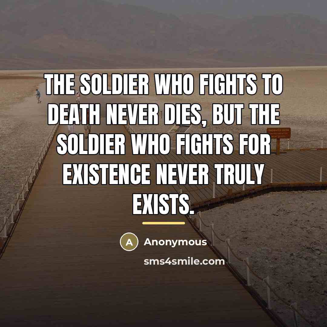 “The soldier who fights to death never dies, but the…” quote by Admiral Yi Sun Shin
