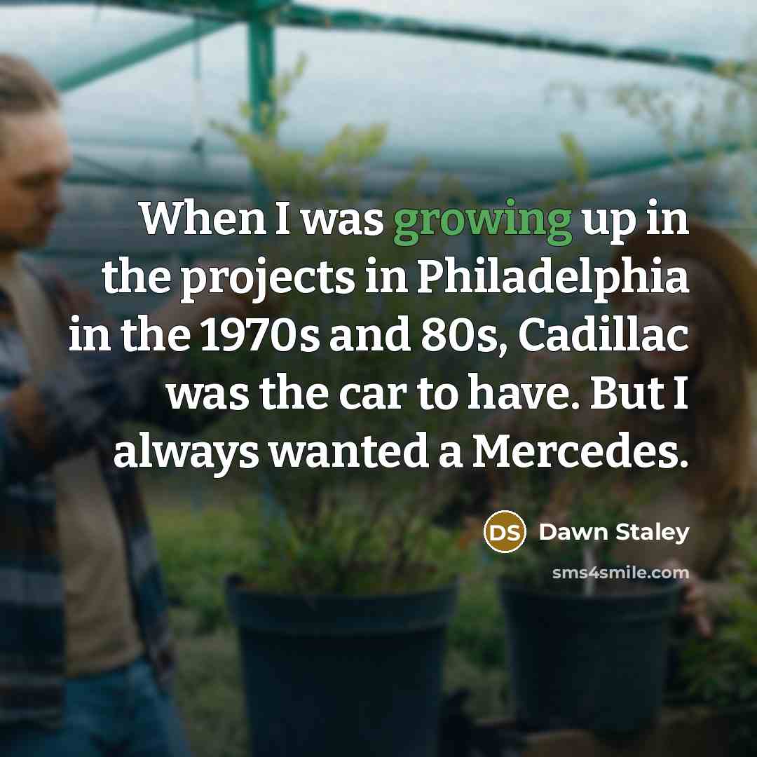 “When I was growing up in the projects in Philadelphia…” quote by Dawn Staley