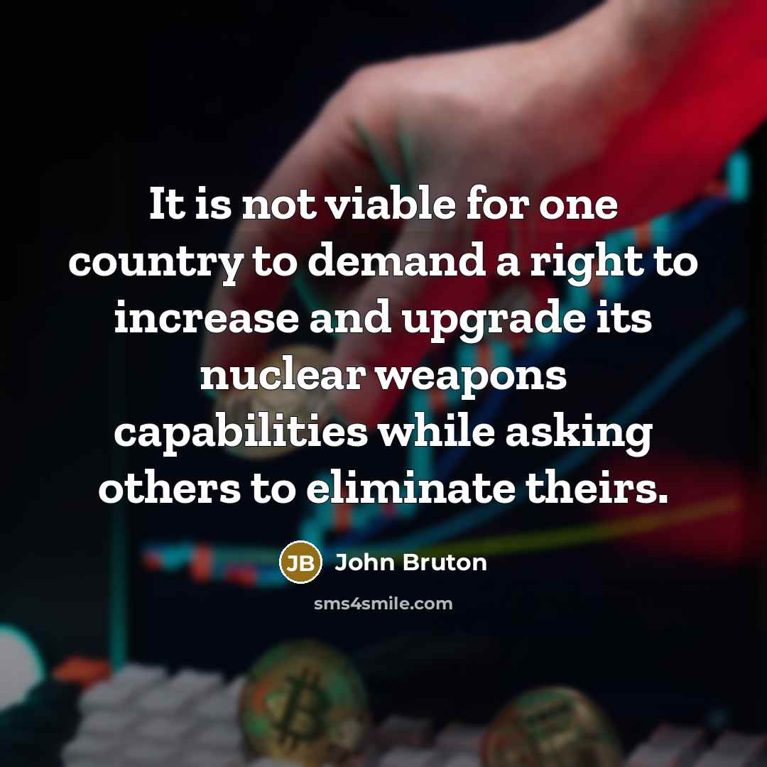 “It is not viable for one country to demand a…” quote by John Bruton