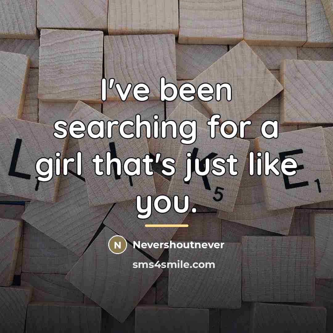 “I've been searching for a girl that's just like you.…” quote by Nevershoutnever