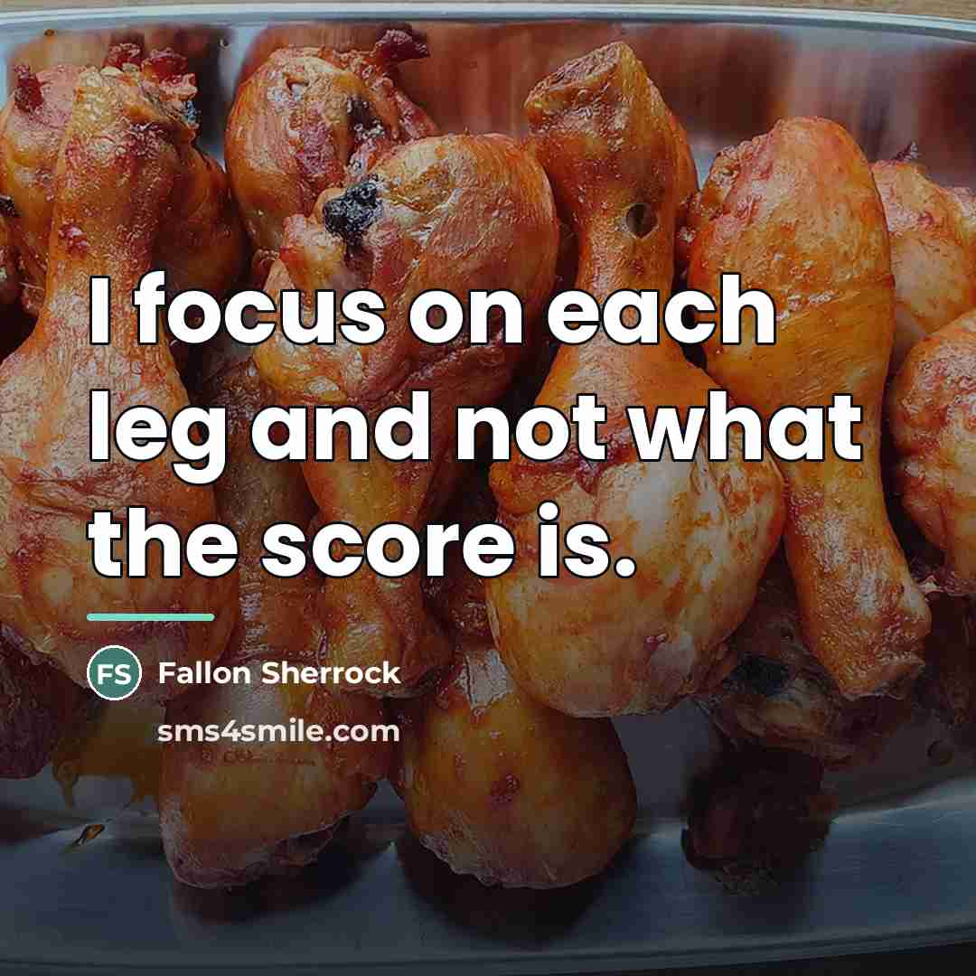 “I focus on each leg and not what the score…” quote by Fallon Sherrock