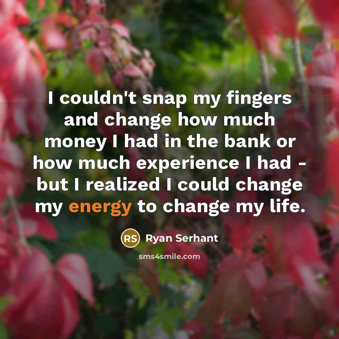 “I couldn't snap my fingers and change how much money…” quote by Ryan Serhant