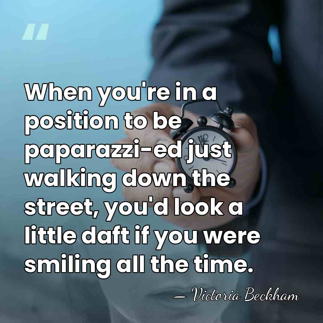 When you're in a position to be paparazzi-ed just walking down the&hellip; - Victoria Beckham