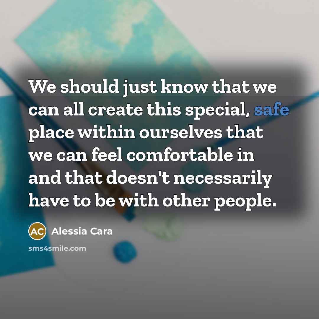 “We should just know that we can all create this…” quote by Alessia Cara