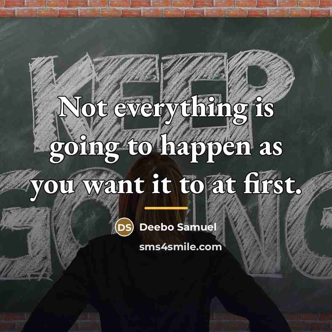 “Not everything is going to happen as you want it…” quote by Deebo Samuel