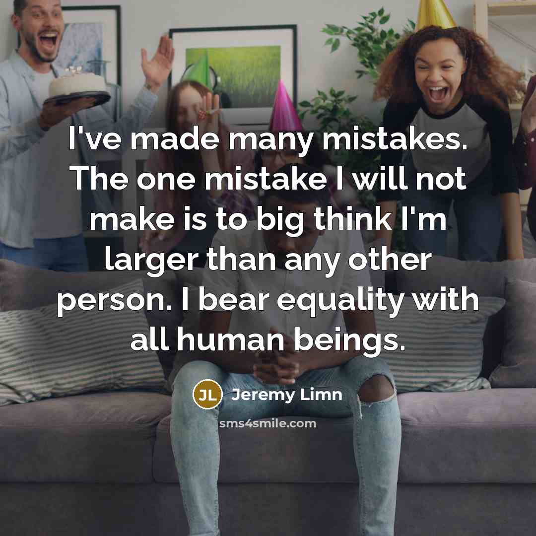 “I've made many mistakes. The one mistake I will not…” quote by Jeremy Limn