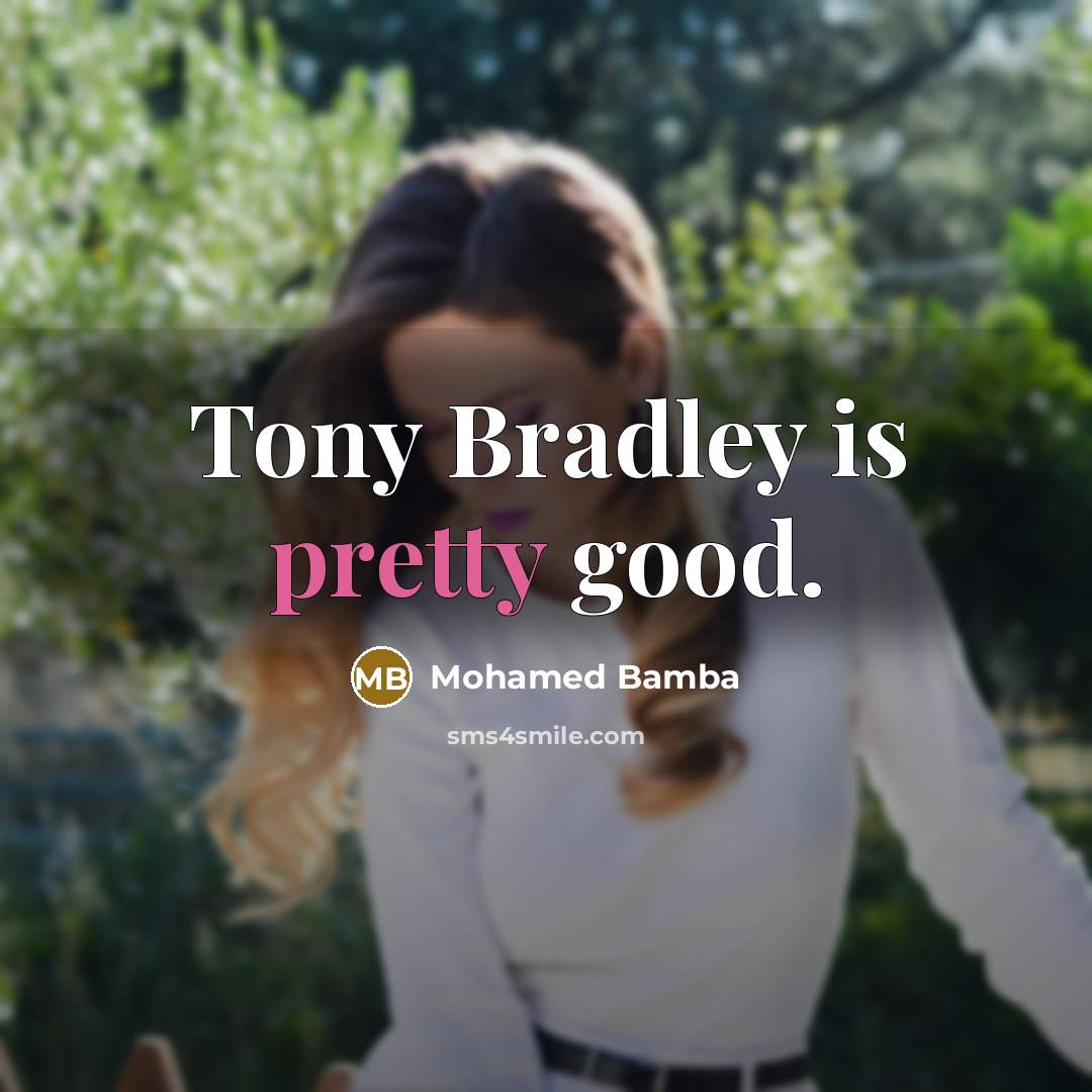 “Tony Bradley is pretty good.…” quote by Mohamed Bamba