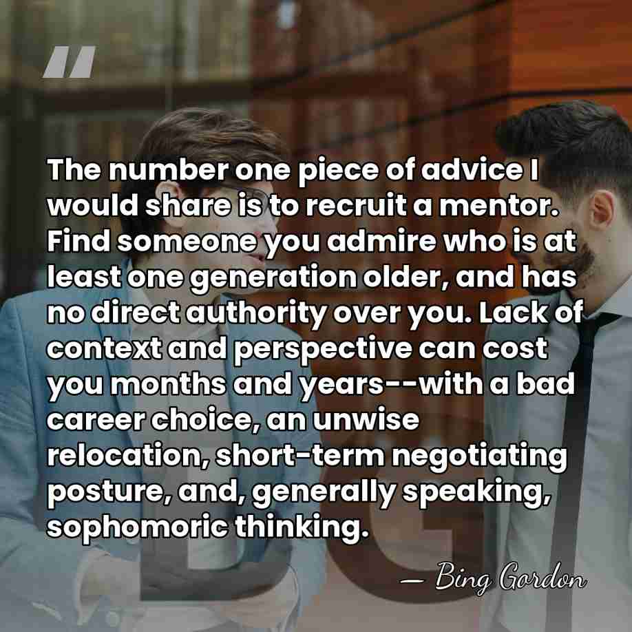 The number one piece of advice I would share is to recruit&hellip; - Bing Gordon