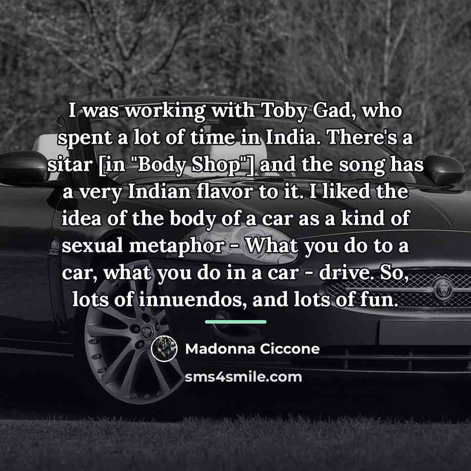 “I was working with Toby Gad, who spent a lot…” quote by Madonna Ciccone
