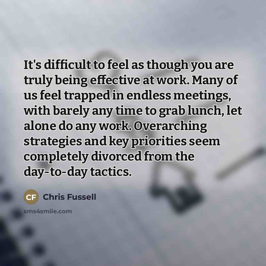 “It's difficult to feel as though you are truly being…” quote by Chris Fussell