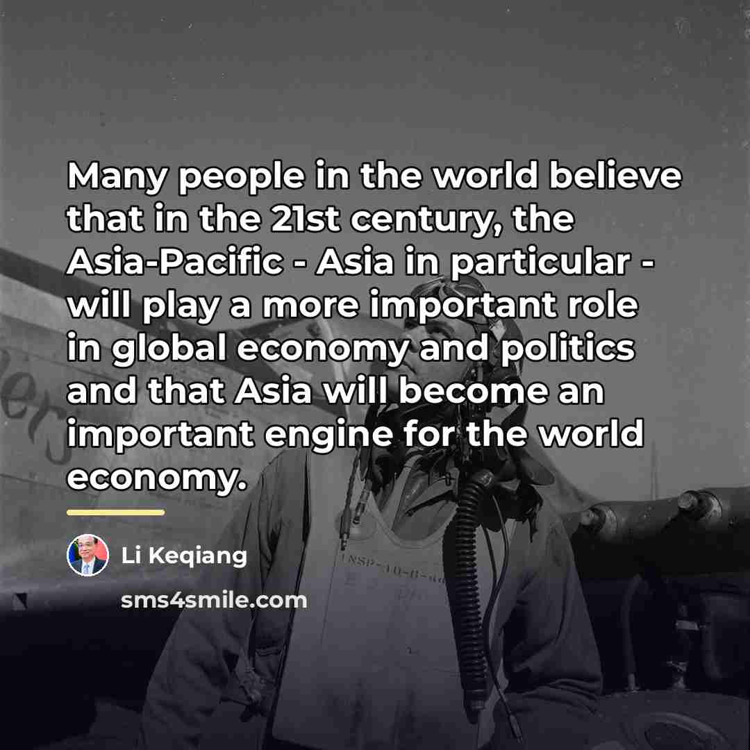 “Many people in the world believe that in the 21st…” quote by Li Keqiang