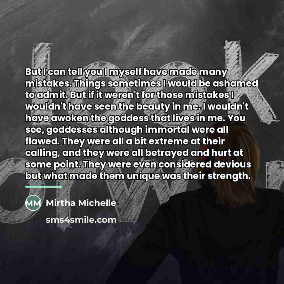 “But I can tell you I myself have made many…” quote by Mirtha Michelle