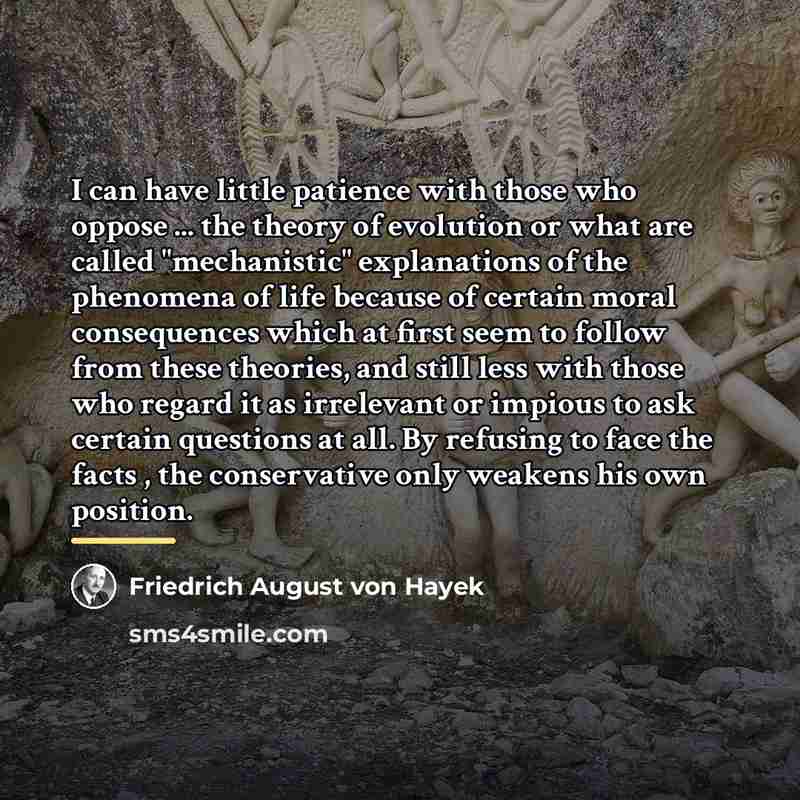 “I can have little patience with those who oppose ...…” quote by Friedrich August von Hayek
