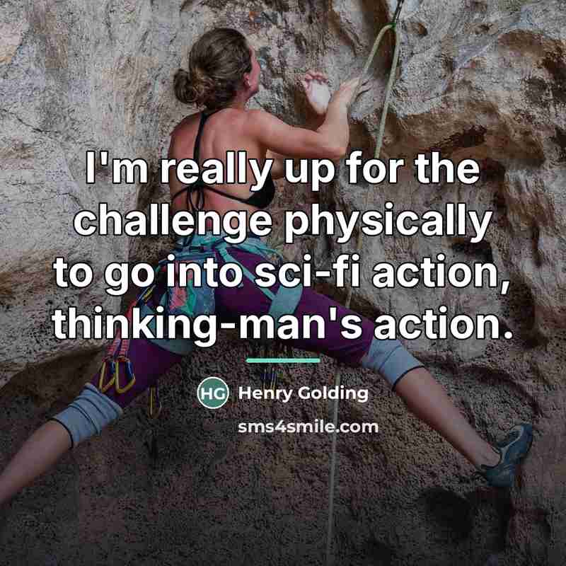 “I'm really up for the challenge physically to go into…” quote by Henry Golding