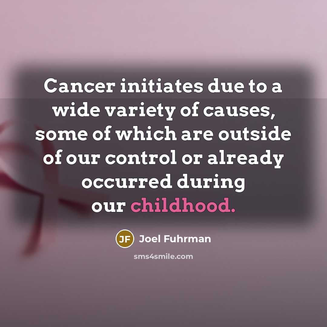 “Cancer initiates due to a wide variety of causes, some…” quote by Joel Fuhrman