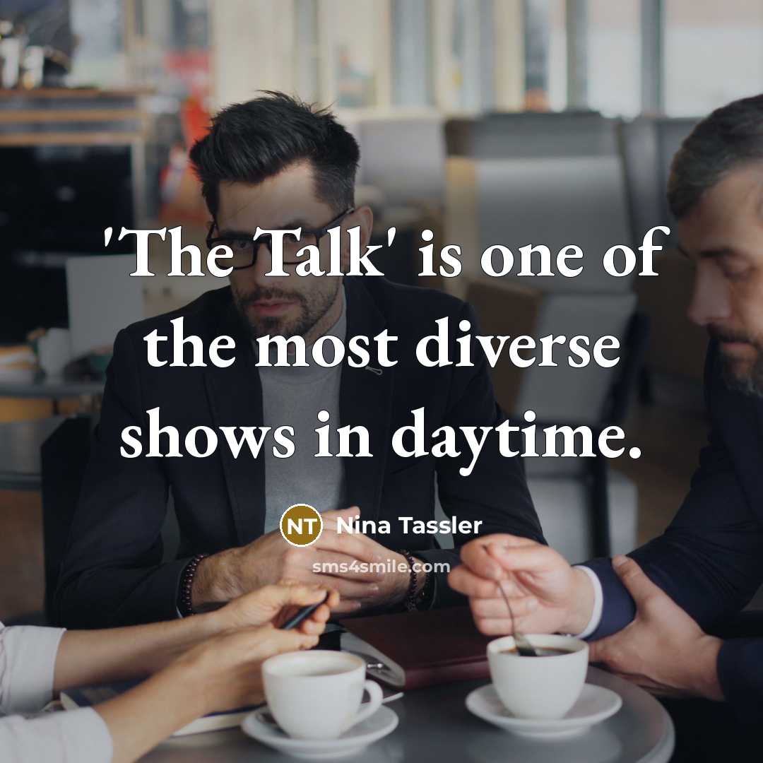 “'The Talk' is one of the most diverse shows in…” quote by Nina Tassler