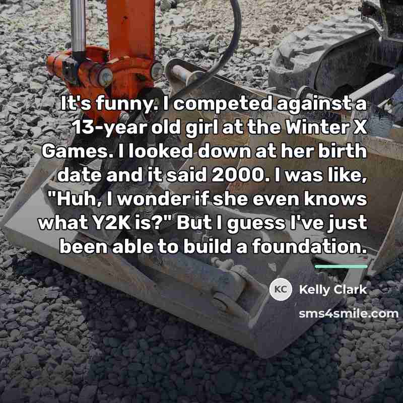 “It's funny. I competed against a 13-year old girl at…” quote by Kelly Clark