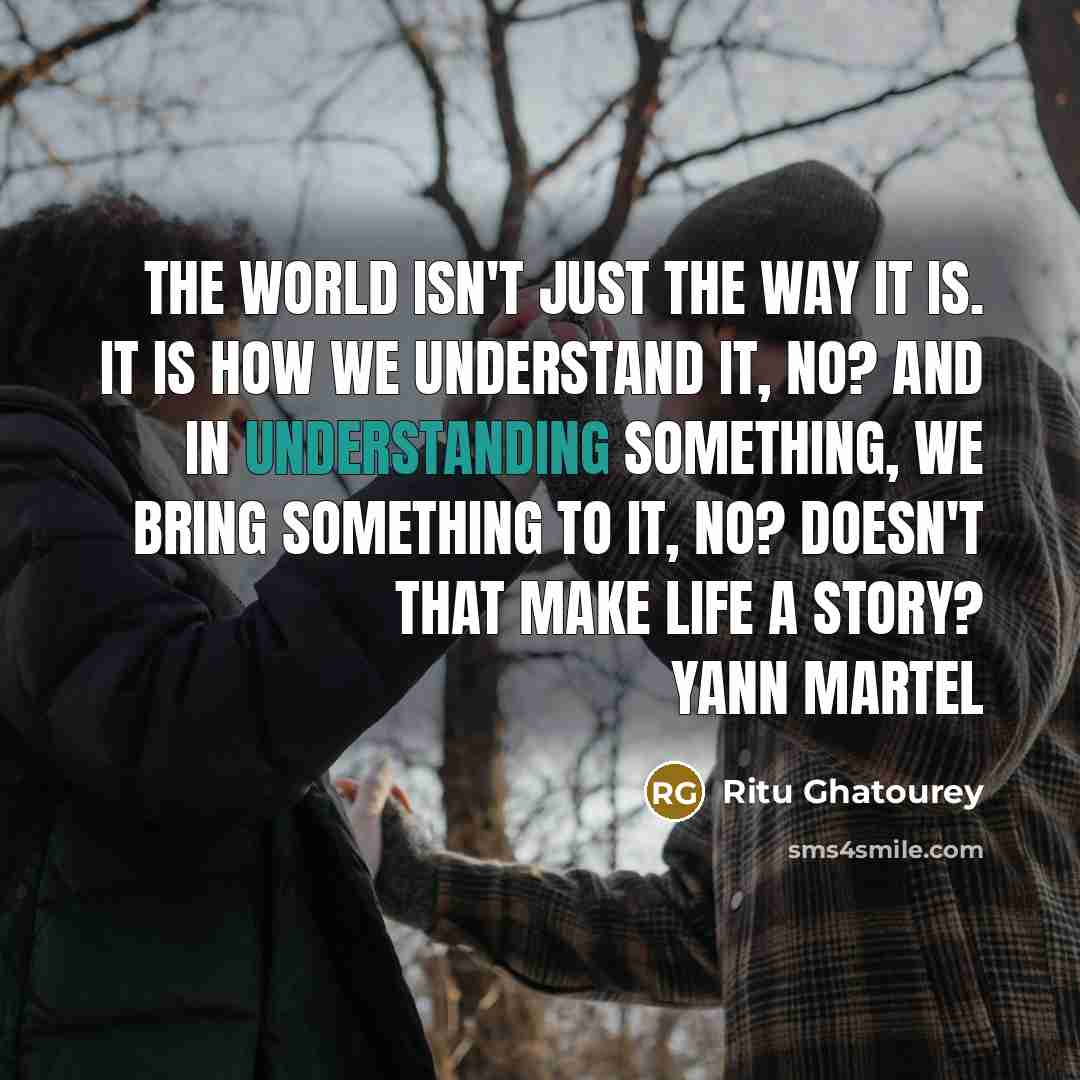 “The world isn't just the way it is. It is…” quote by Ritu Ghatourey
