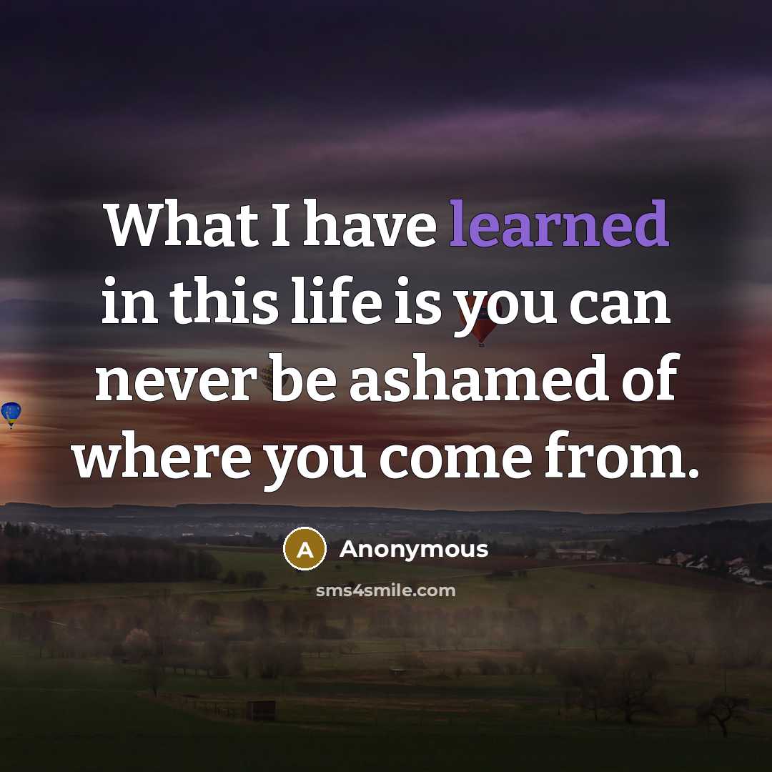 “What I have learned in this life is you can…” quote by Anonymous