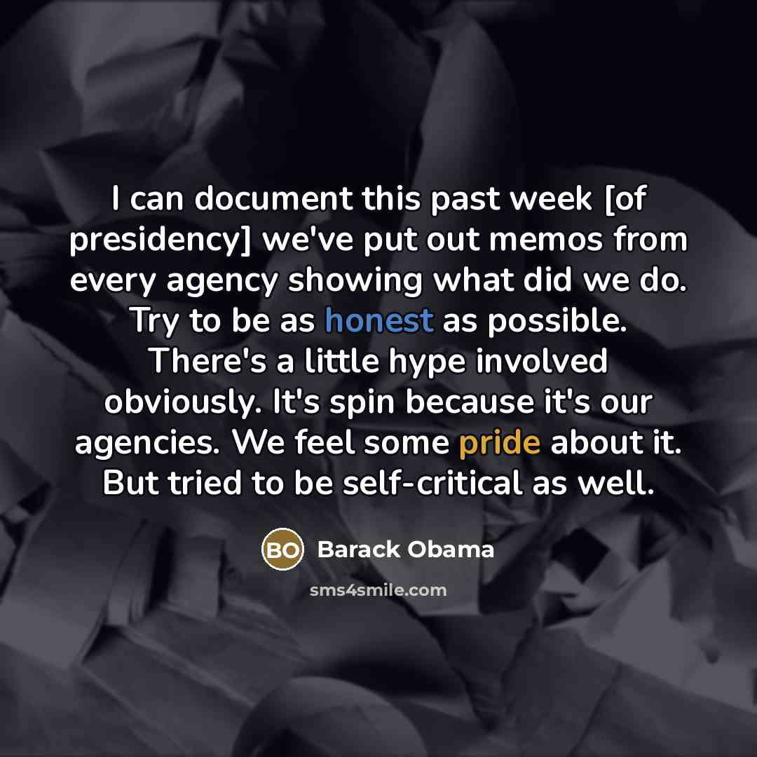 “I can document this past week [of presidency] we've put…” quote by Barack Obama