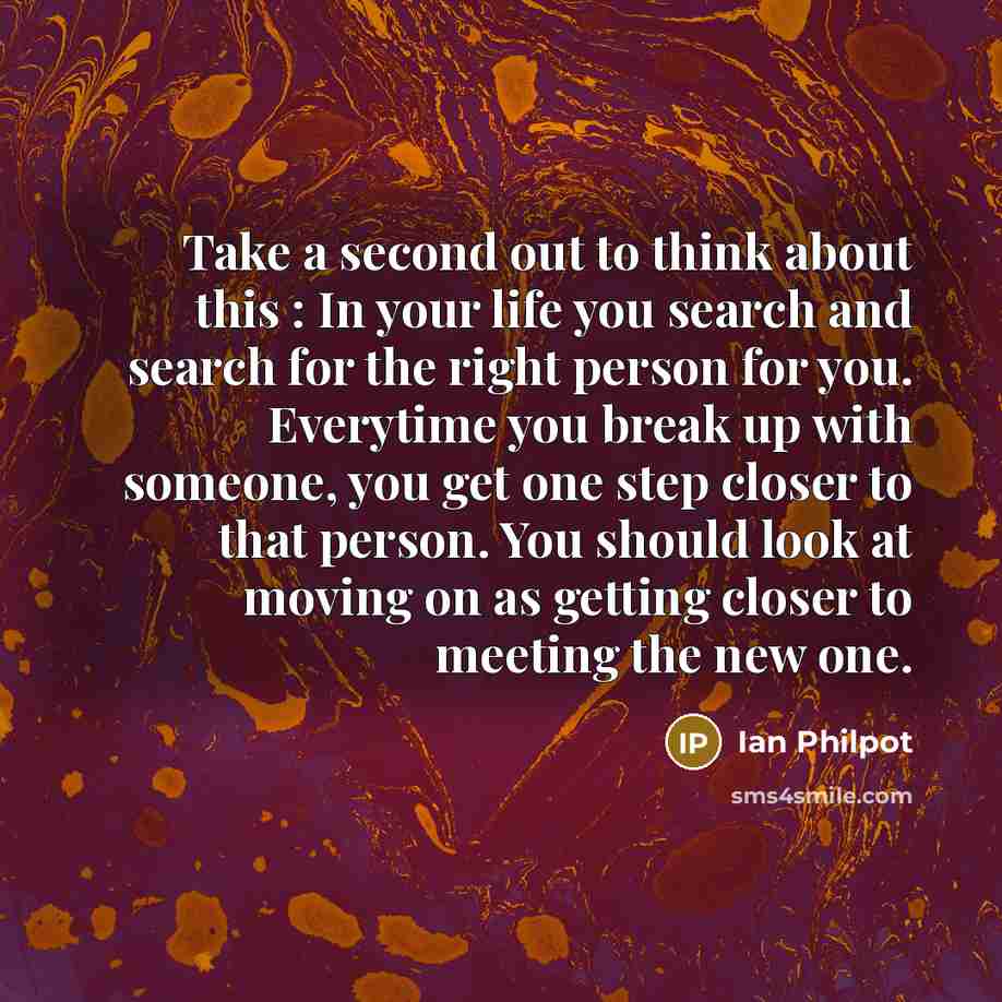 “Take a second out to think about this : In…” quote by Ian Philpot