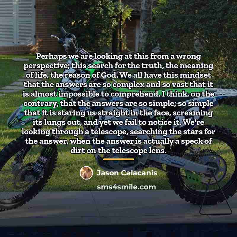 “Perhaps we are looking at this from a wrong perspective;…” quote by Jason Calacanis