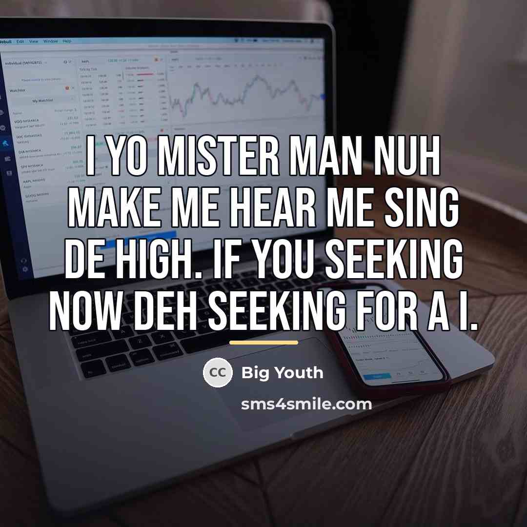 “I yo mister man nuh make me hear me sing…” quote by Big Youth