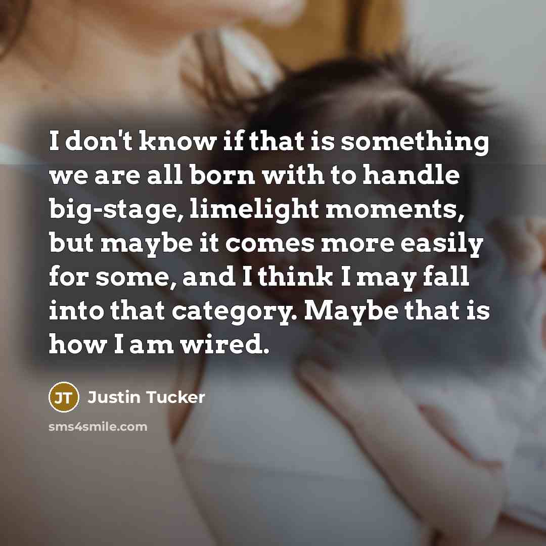“I don't know if that is something we are all…” quote by Justin Tucker