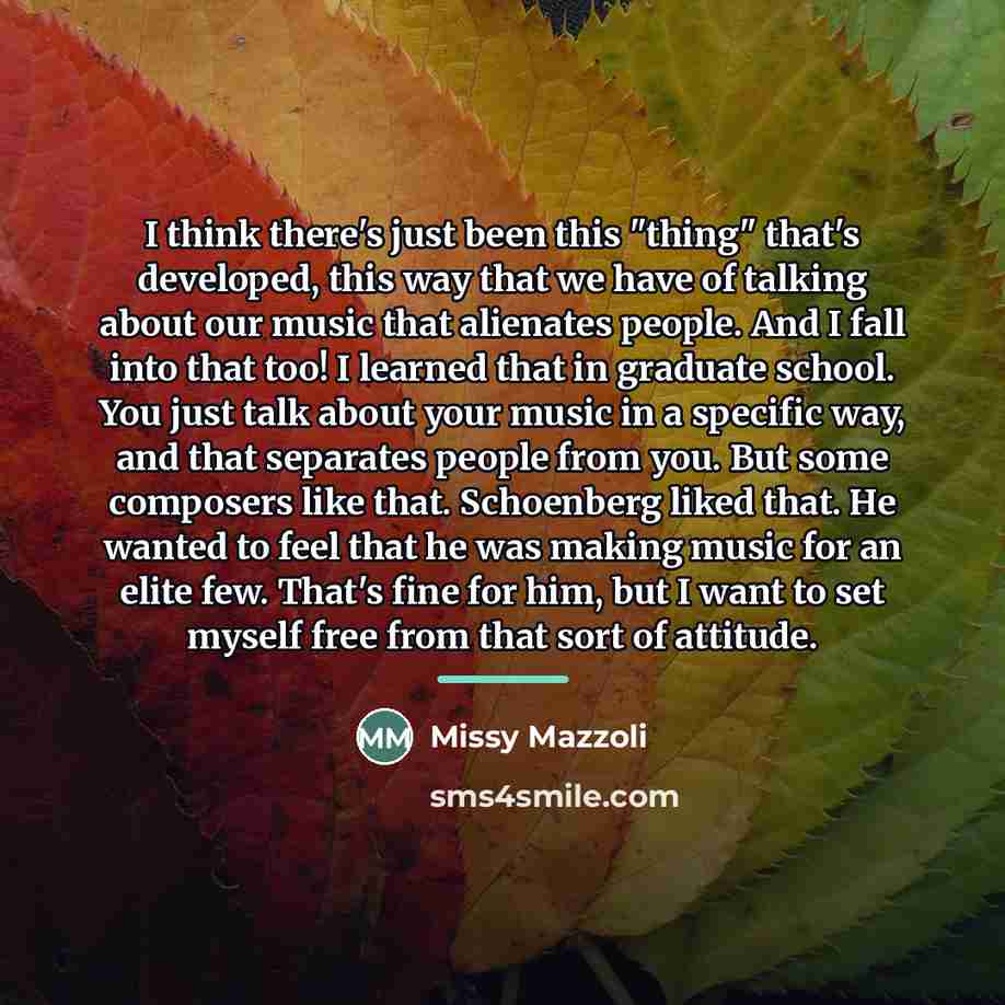 “I think there's just been this "thing" that's developed, this…” quote by Missy Mazzoli