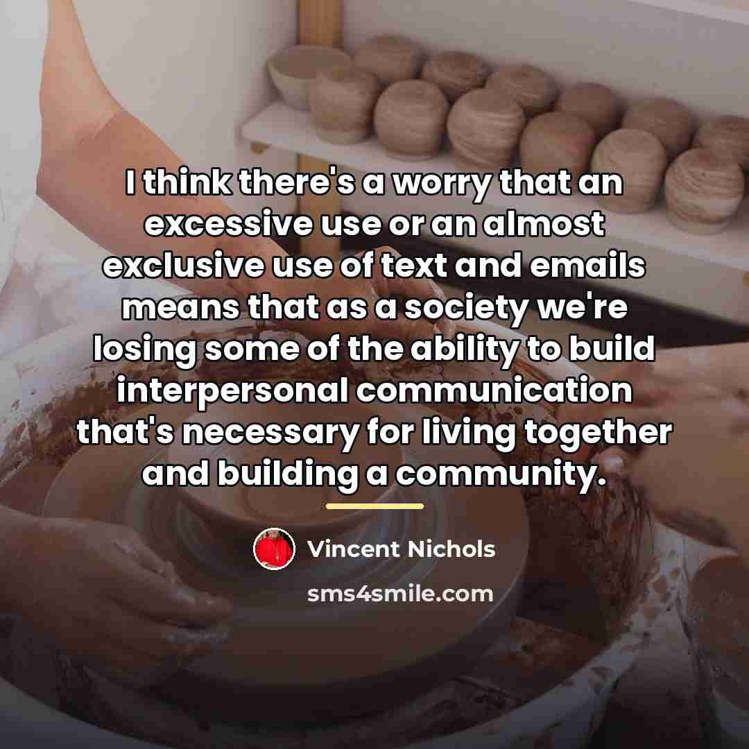 “I think there's a worry that an excessive use or…” quote by Vincent Nichols