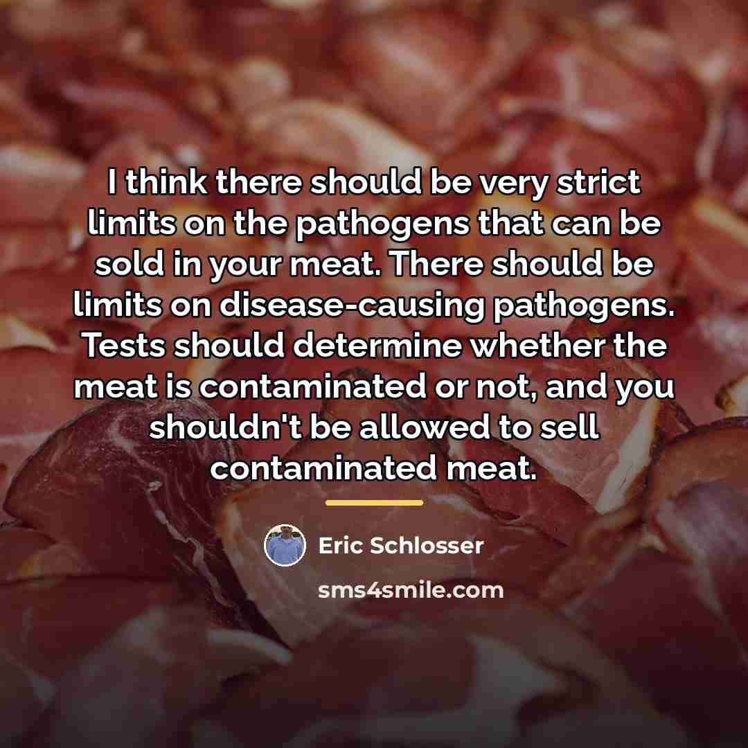 “I think there should be very strict limits on the…” quote by Eric Schlosser