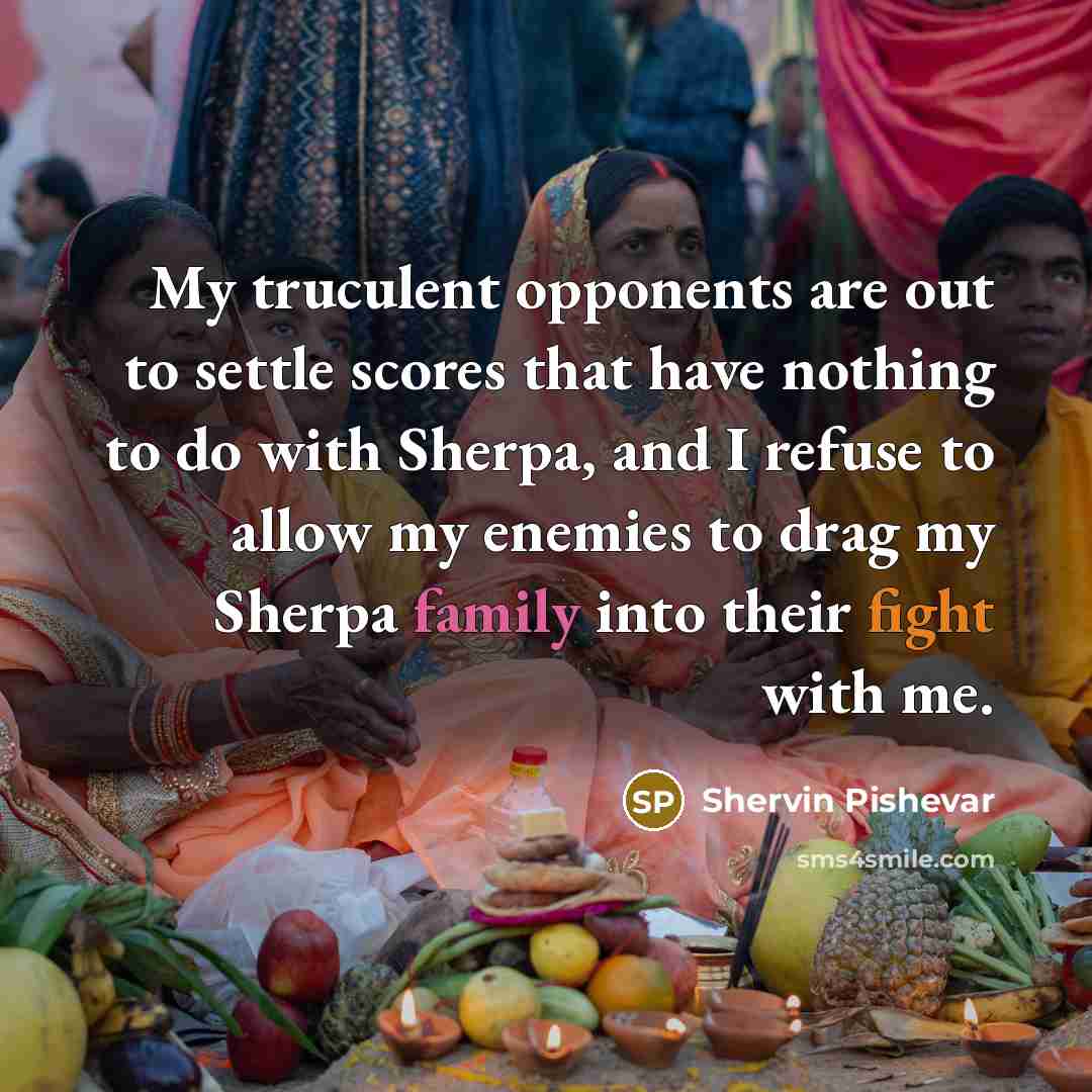 “My truculent opponents are out to settle scores that have…” quote by Shervin Pishevar