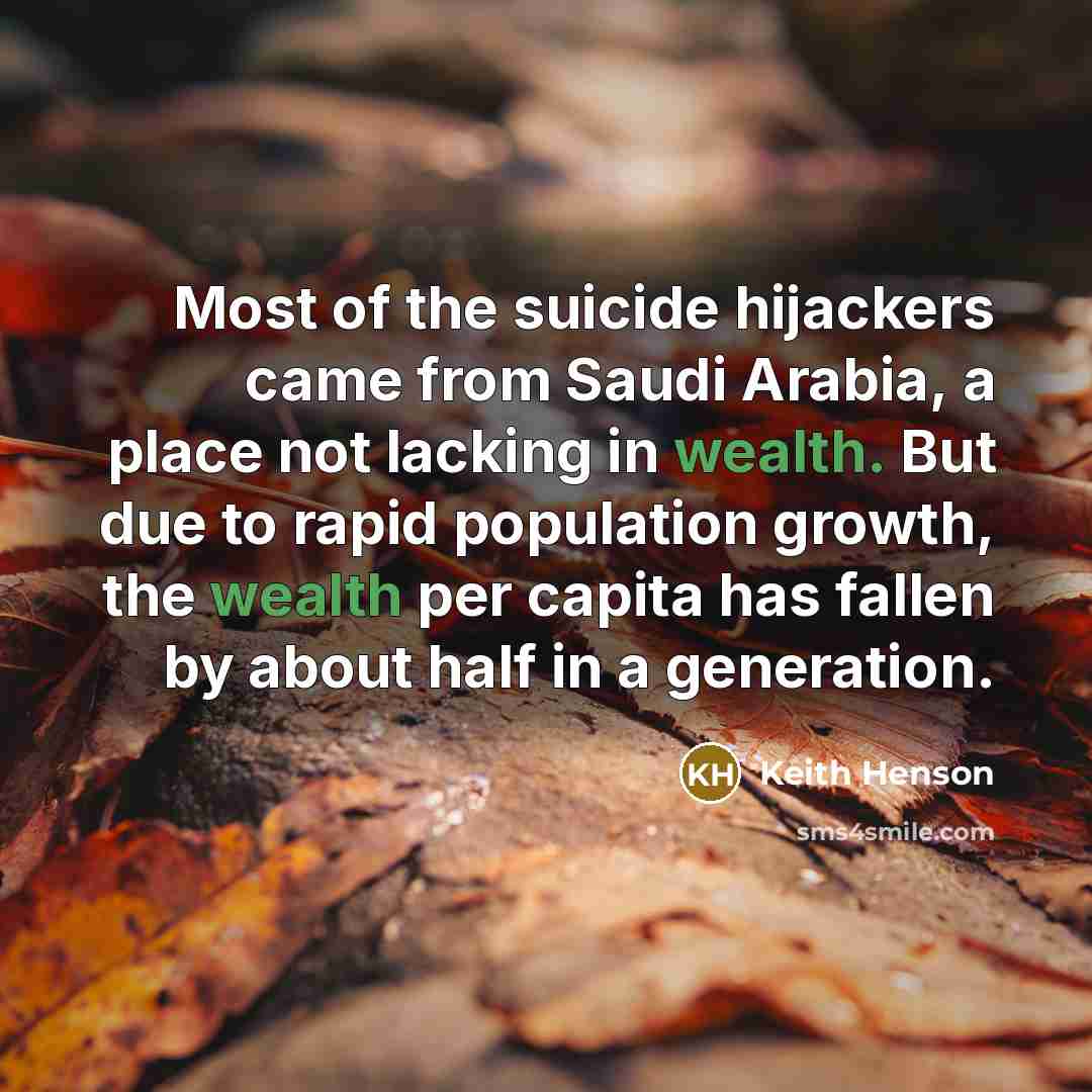 “Most of the suicide hijackers came from Saudi Arabia, a…” quote by Keith Henson