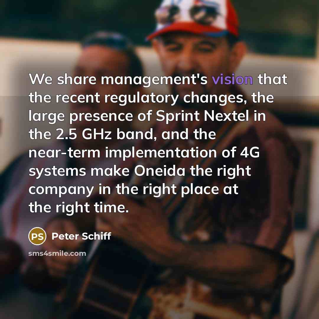 “We share management's vision that the recent regulatory changes, the…” quote by Peter Schiff