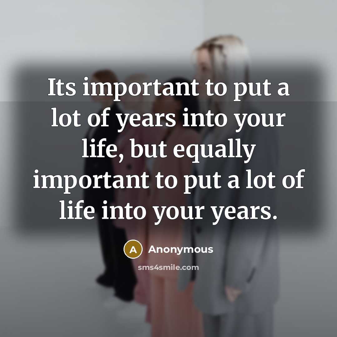 “Its important to put a lot of years into your…” quote by Anonymous