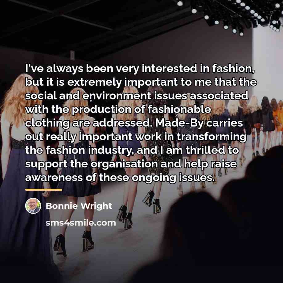 “I've always been very interested in fashion, but it is…” quote by Bonnie Wright