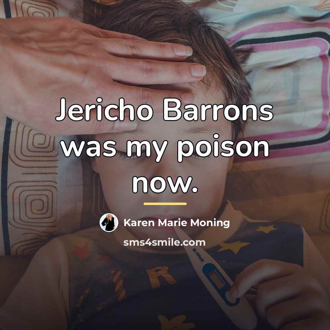 “Jericho Barrons was my poison now.…” quote by Karen Marie Moning