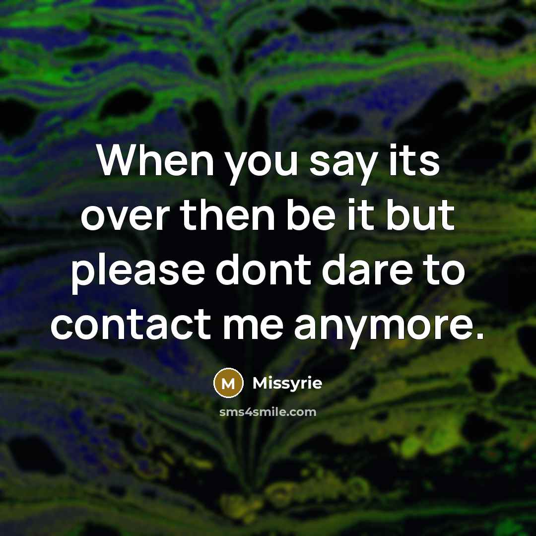 “When you say its over then be it but please…” quote by Missyrie