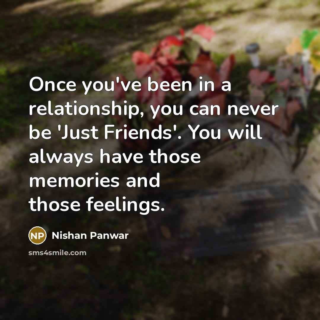 “Once you've been in a relationship, you can never be…” quote by Nishan Panwar