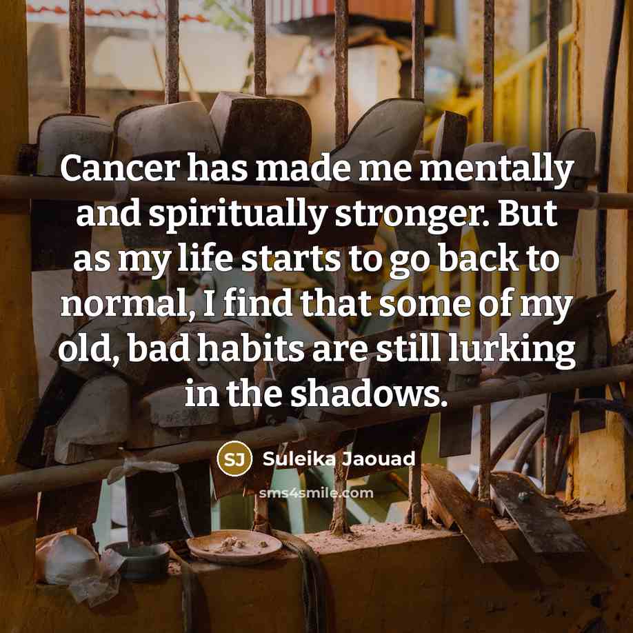 “Cancer has made me mentally and spiritually stronger. But as…” quote by Suleika Jaouad