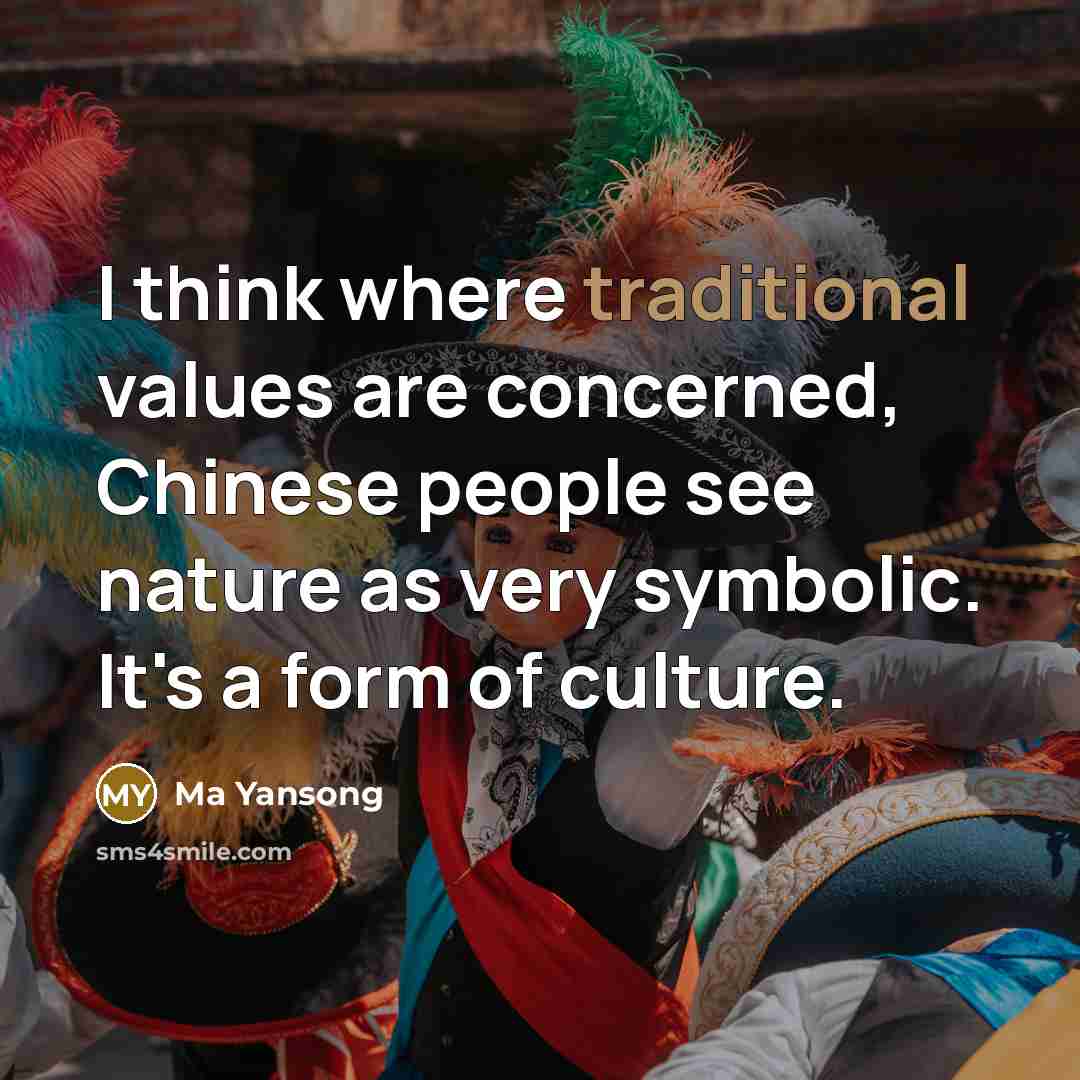 “I think where traditional values are concerned, Chinese people see…” quote by Ma Yansong