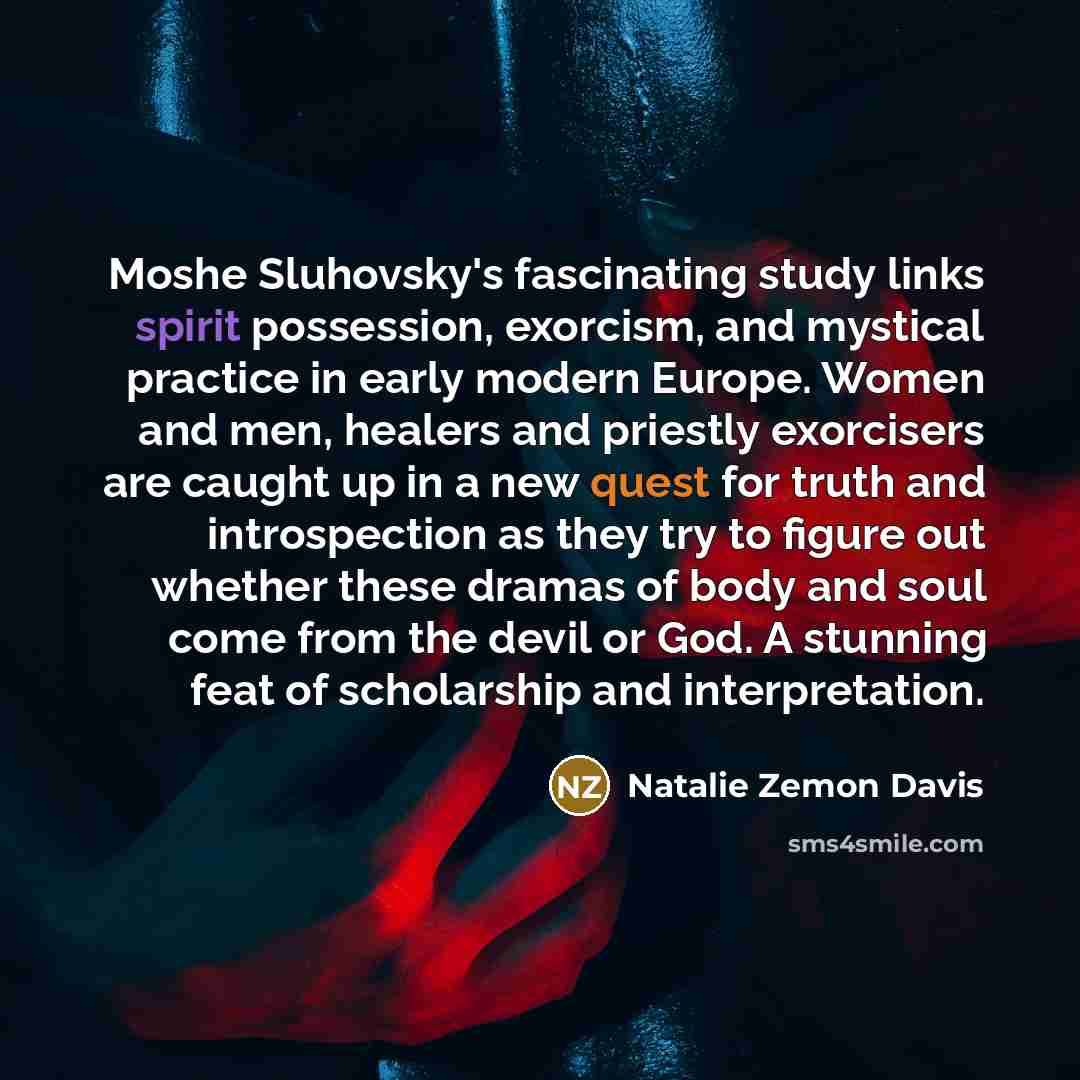 “Moshe Sluhovsky's fascinating study links spirit possession, exorcism, and mystical…” quote by Natalie Zemon Davis