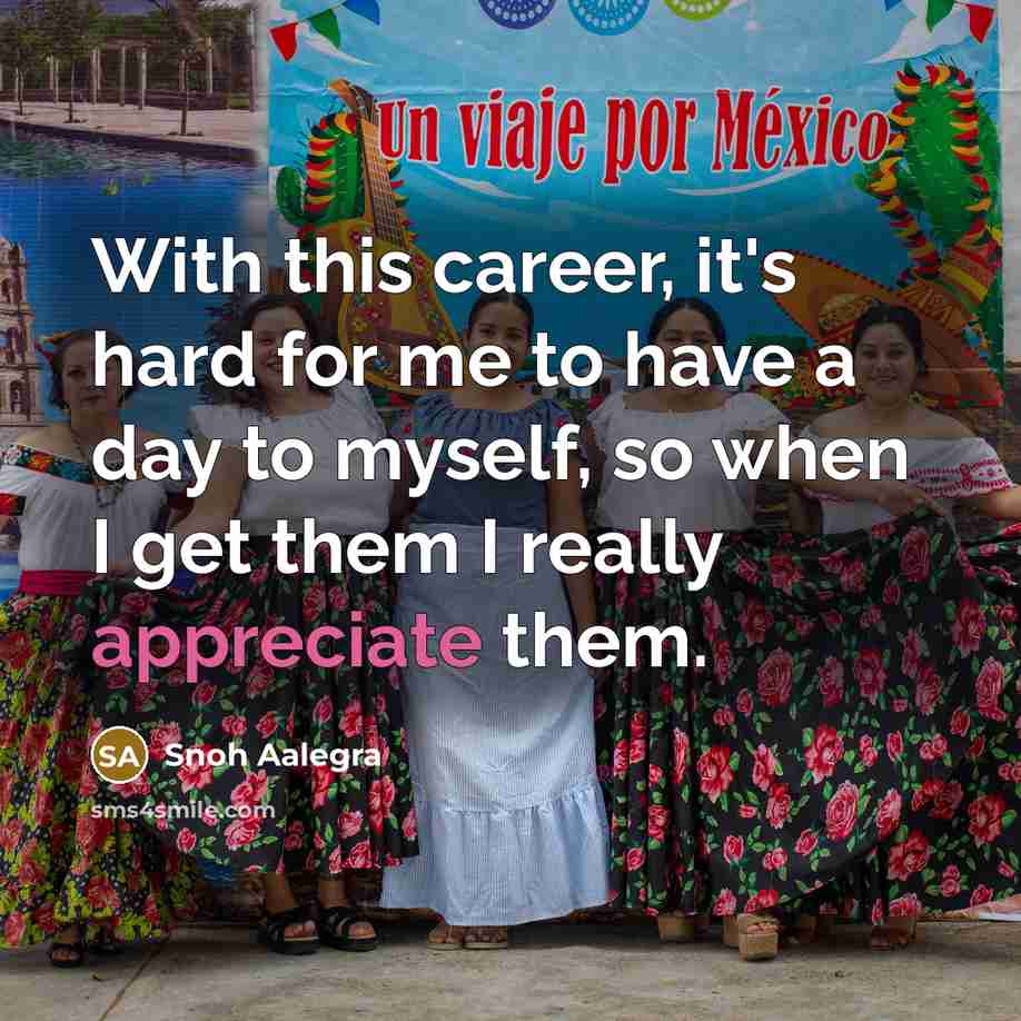 “With this career, it's hard for me to have a…” quote by Snoh Aalegra