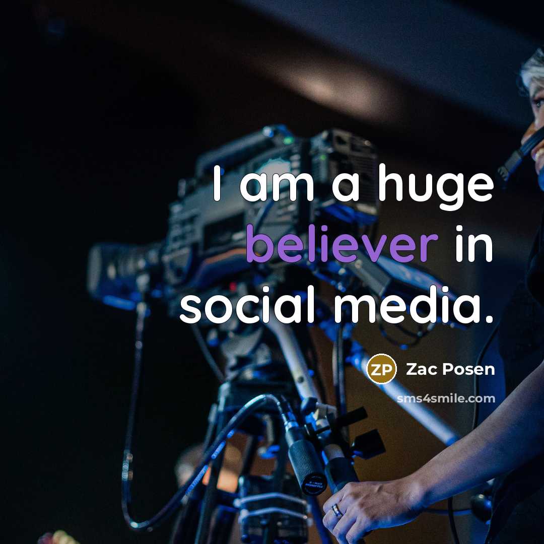 “I am a huge believer in social media.…” quote by Zac Posen