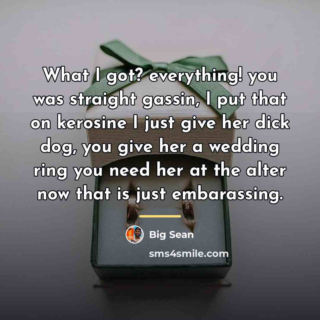 “What I got? everything! you was straight gassin, I put…” quote by Big Sean