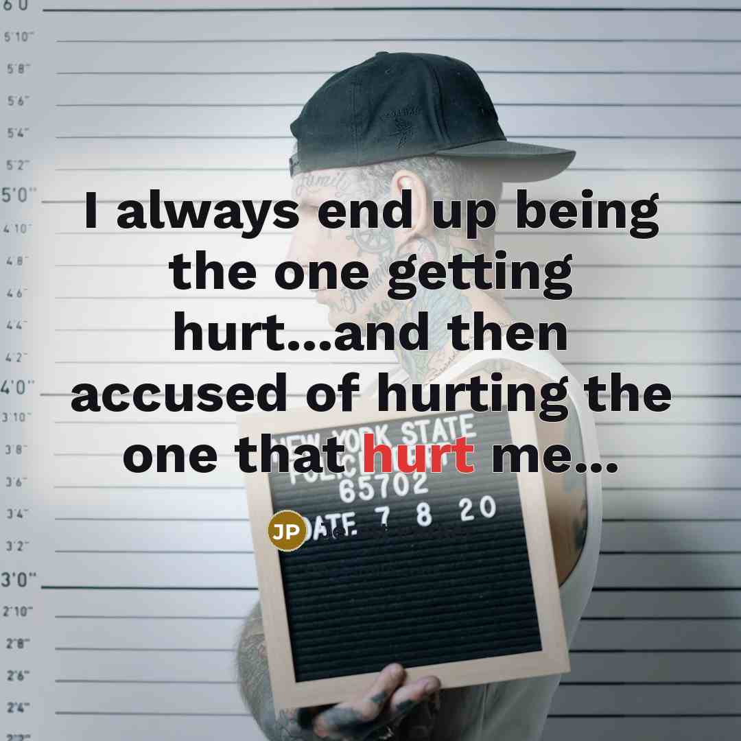 “I always end up being the one getting hurt...and then…” quote by Jerett Parker