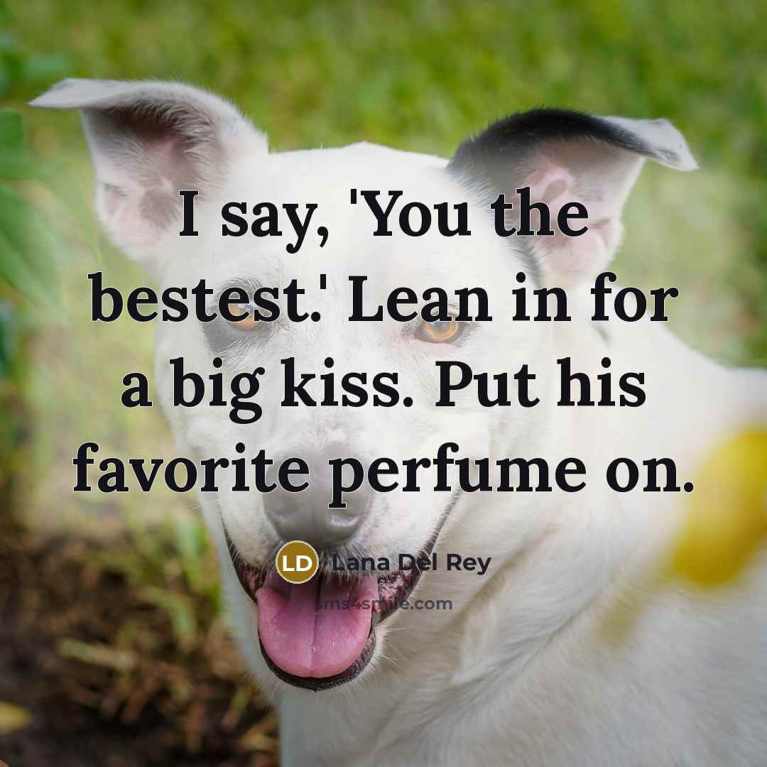“I say, 'You the bestest.' Lean in for a big…” quote by Lana Del Rey